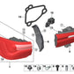 Porta Bombillas Portalámparas trasero para BMW F39. Original BMW.