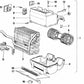 Evaporador para BMW Serie 6 E24 (OEM 64511375781). Original BMW