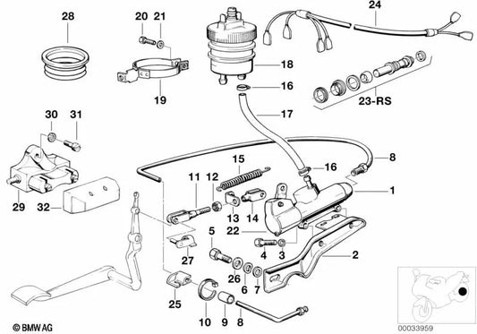 Brake Master Cylinder Repair Kit for BMW E46, F30, F80 (OEM 34311237233). Original BMW. 