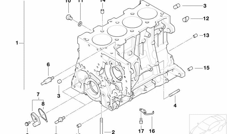 Casquillo de ajuste OEM 11117524470 para BMW E81, E82, E87, E88, F20, F21, F40, F52, F70, F22, F23, F44, F45, F46, F87, G42, U06, G87, E30, E36, E46, E90, E91, E92, E93, F30, F31, F34, F35, F80, G20, G21, G28, G80, G81, F32, F33, F36, F82, F83, G22,