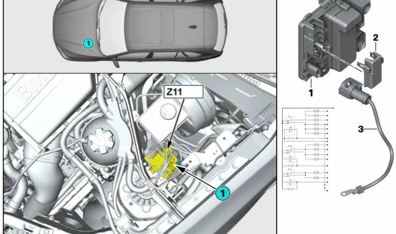 Módulo de suministro integrado OEM 12638645515 para BMW F20, F21, F22, F23, F30, F31, F34, F35, F32, F33, F36, F10, F11, F18, F12, F13, F25, F26. Original BMW.