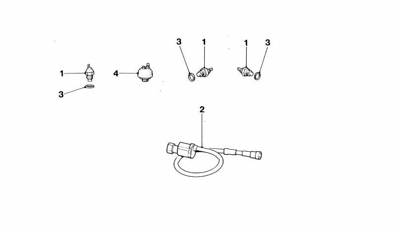 Sensor de temperatura del agua OEM 62162160336 para BMW E31, E32, E34, E36, Z3. Original BMW.