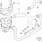 Druckleitung para BMW Serie 7 E38 (OEM 11721438264). Original BMW.