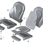 Funda de asiento deportivo en tela/cuero para BMW G30 y G31. Original BMW. . Original BMW