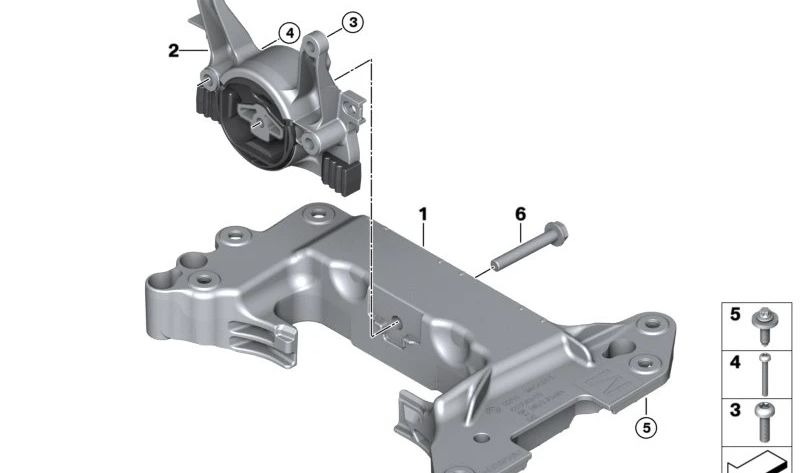 Tornillo ISA para BMW Serie 1 E81, E82, E87, E88, F20, F21, Serie 3 E90, E91, E92, E93, F30, F31, F34, F35, F80, G20, G21, Serie 5 E60, F07, F10, F11, F18, G30, Serie 6 E63, E64, F06, F12, F13, Serie 7 F01, F02, X1 E84, X3 F25, X5 F15, X6 F16, Z4 E89 (OEM