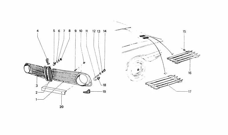 Links hinterer Reflektor OEM 51135480106 für BMW 3 -Serie (G20, G21), Serie 8 (G14, G15, G16). Original BMW