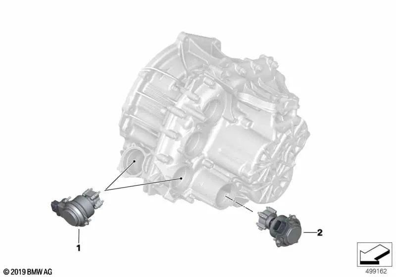 Bomba de refrigeración para BMW Serie 1 F40, F52 Serie 2 F44, F45N, F46N X1 F48, F48N, F49N X2 F39 MINI F54, F54N, F55, F55N, F56, F56N, F57, F57N, F60, F60N (OEM 28008486553). Original BMW.