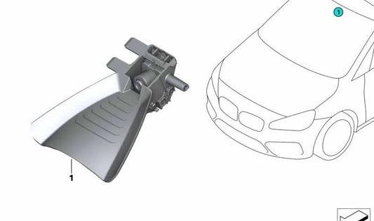 KAFAS -Kamera für die BMW 2 F45 -Serie, 4 F32 -Serie, F36, F82 (OEM 66519458739). Original BMW