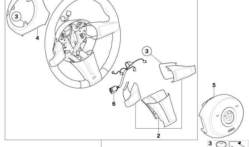 OEM 32348035325 Tapas de pneus ensemble pour BMW E85, E86. BMW d'origine.