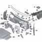 Rechte Seitenrahmendichtung für BMW F97, G01, G08, X3, F98, G02, X4 (OEM 51487395550). Original BMW