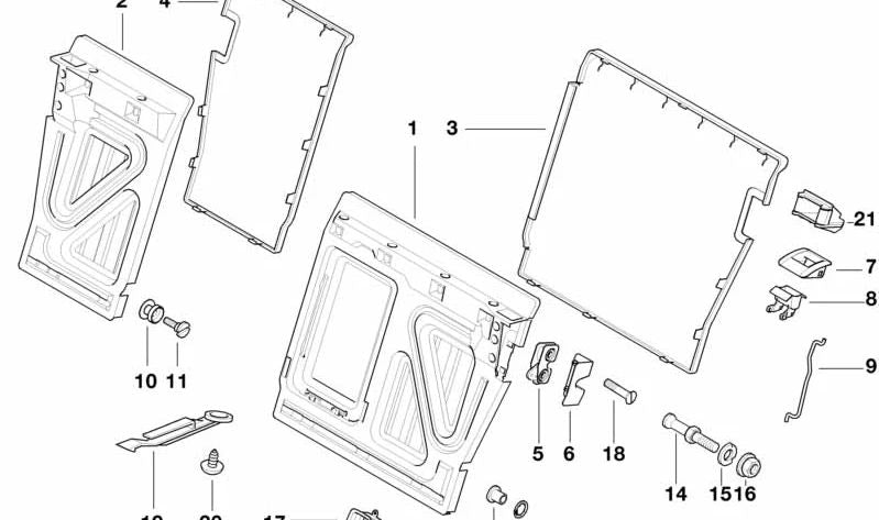 Arandela para BMW E36 (OEM 51718184155). Original BMW