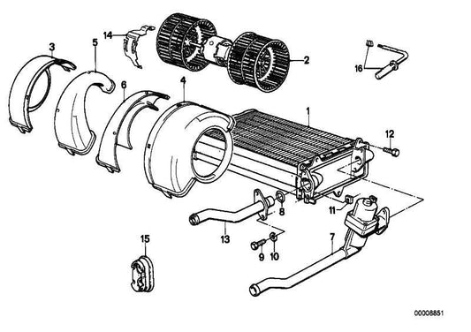 Valvula De Agua Para Bmw E30 Z1 Roadster . Original Recambios