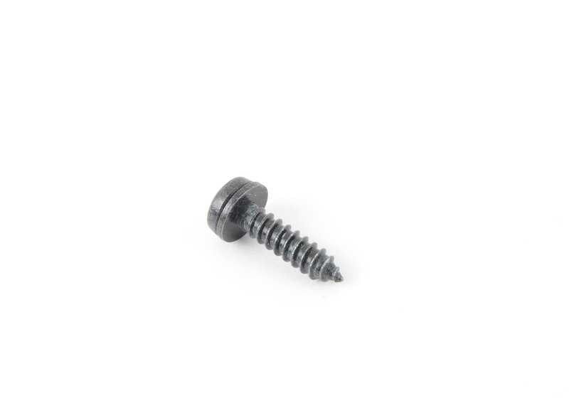 Tornillo para chapa para BMW 5er F07, F10, F11, F18, 6er E63, E64, F06, F12, F13, 7er E65, E66, F01, F02, F04, X5 E53, E70, X6 E71, E72, Z4 E89 (OEM 07119904350). Original BMW.