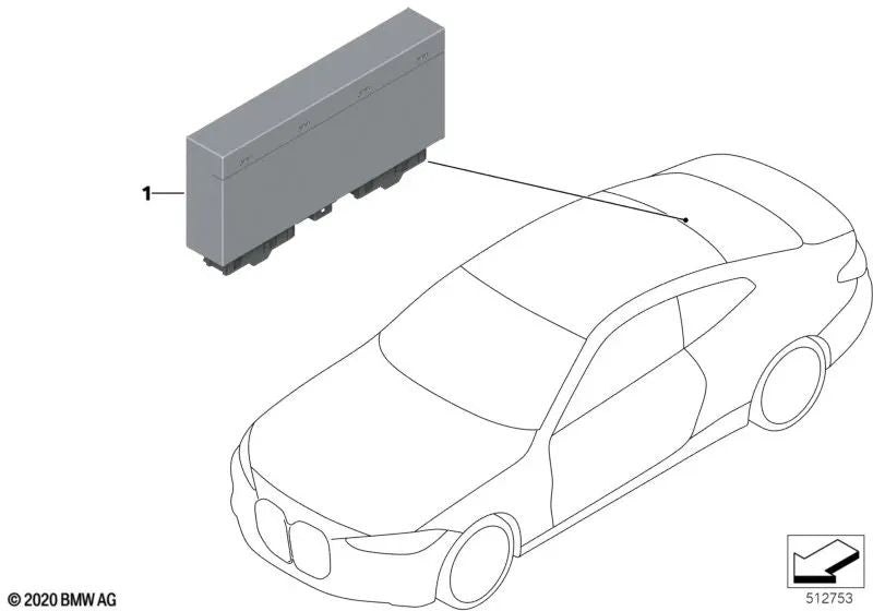 Cabrio-Verdeckmodul für BMW 4er G23, G83 (OEM 61355A432C0). Original BMW