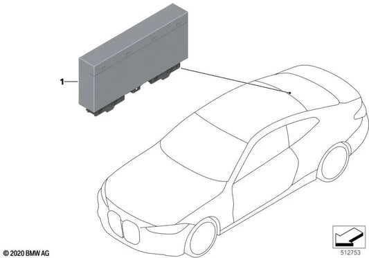 Cabrio-Verdeckmodul für BMW 4er G23, G83 (OEM 61355A432C0). Original BMW