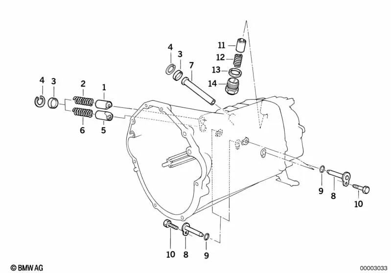 Boulon BMW Boulon 8 E31 (OEM 2331122221). BMW d'origine.