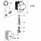 Resorte para varios modelos/series de BMW (OEM 34111232513). Original BMW