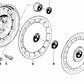 Tapacubos Completo para BMW Serie 5 E34, Serie 7 E32 (OEM 36131181532). Original BMW