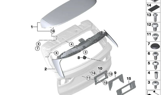 Signalgenerator für BMW 3 F31 -Serie, F34, 5 F10 -Serie, F11, F18, 7 F01N -Serie, F02N, X1 F48, X3 F25, X4 F26 (OEM 51247341823). Original BMW