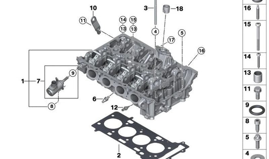 Tornillo de cabeza plana OEM 07149844207 para BMW F20, F21, F40, F52, F70, F22, F23, F44, F45, F46, G42, U06, G87, F30, F31, F34, F35, G20, G21, G28, G80, G81, F32, F33, F36, G22, G23, G26, G82, G83, G30, G31, G38, G60, G61, G68, G32, G11, G12, G70,