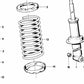 Resorte helicoidal para BMW Serie 7 E23 (OEM 33531127149). Original BMW