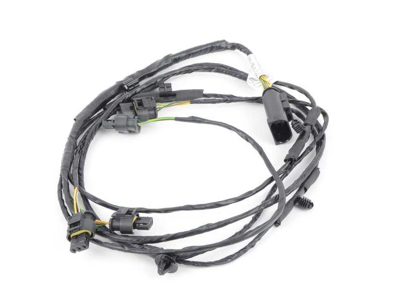 Cableado sensores de aparcamiento delantero OEM 61129236520 para BMW E84 (X1). Original BMW.