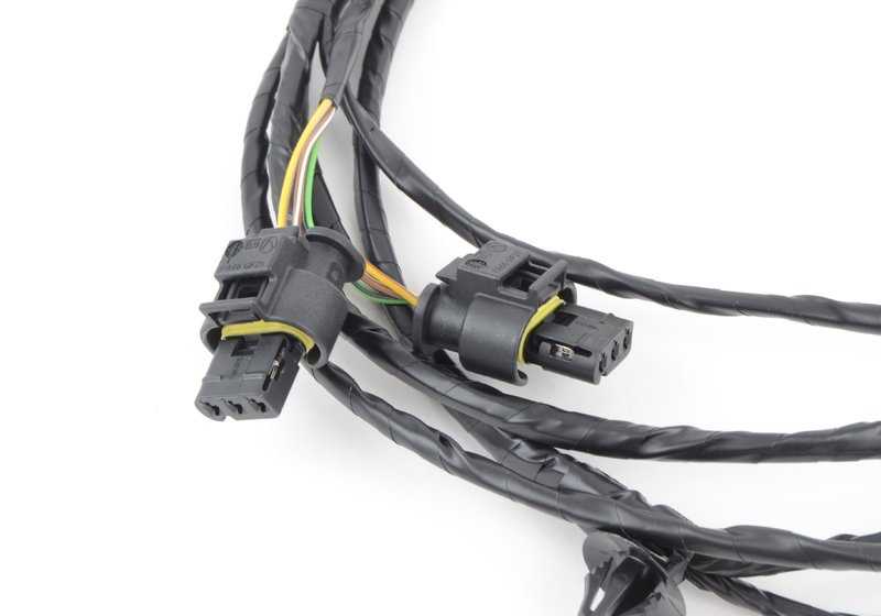 Cableado sensores de aparcamiento delantero OEM 61129236520 para BMW E84 (X1). Original BMW.