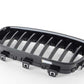 Rejillas frontales M Performance en negro brillante para BMW F34, F34N (OEM 51712410146). Original BMW.