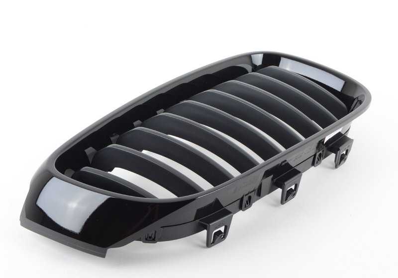 Rejillas frontales M Performance en negro brillante para BMW F34, F34N (OEM 51712410146). Original BMW.