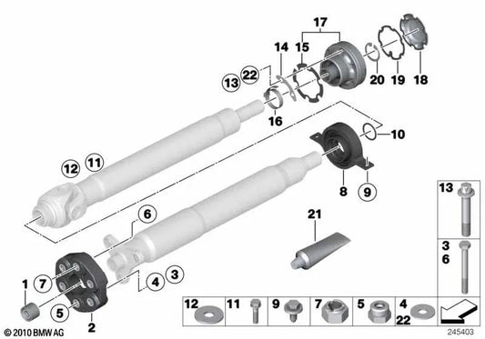 Sealing Washer for BMW E82, E92N, E93N, E60, E61, F10, F06, F12, F13, E65, E66 (OEM 26117504670). Original BMW.