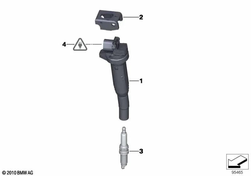 Bujía De Alto Rendimiento Para Bmw E81 E82 E87 E88 E90 E91 E92 E93 E60 E61 F10 F11 F18 E63 E64 F01