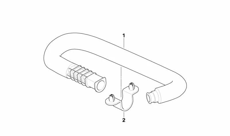 Soporte Pasamuros Portón Trasero para BMW E93 (OEM 61136959359). Original BMW.