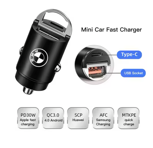 Cargador de Coche USB Tipo-C BMW