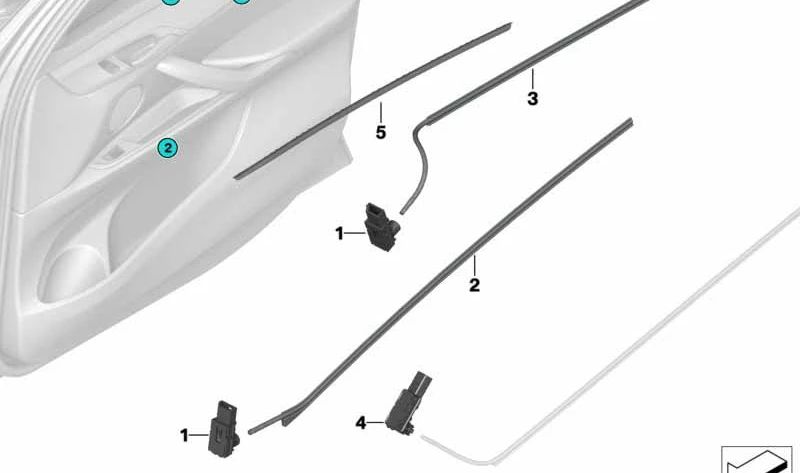 Módulo LED para BMW X5 F15, F85, X6 F16, F86 (OEM 63319346240). Original BMW