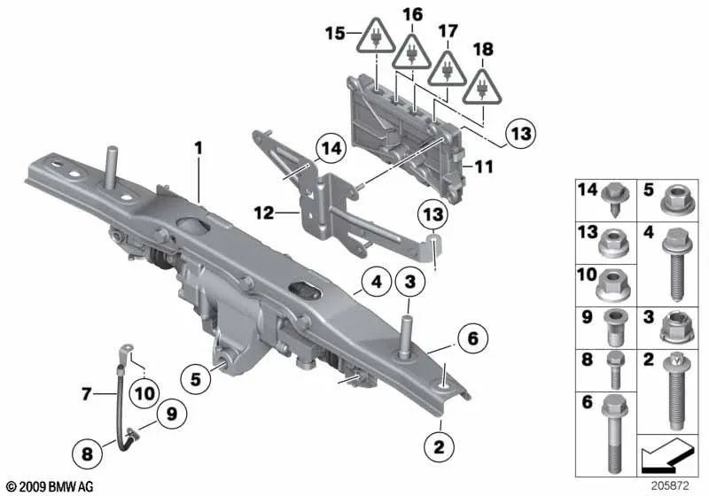 Control Unit Support for BMW 5 Series F07, F10, F11, F18, 6 Series F06, F12, F13 (OEM 33346789227). Genuine BMW