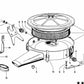 Caja de resonancia de admisión OEM 13721257989 para BMW E30, E34. Original BMW.