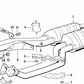 Abrazadera tubo de escape OEM 18311716878 para BMW (Modelos compatibles: E31, E32, E34). Original BMW.