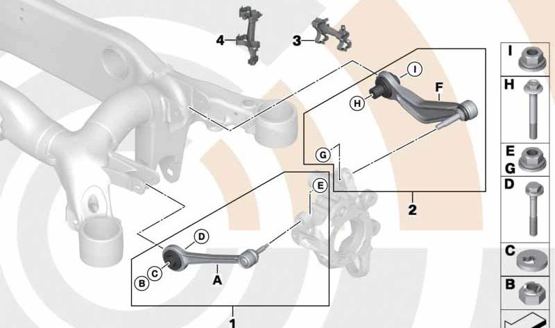 Soporte derecho para cable OEM 34526762256 para BMW E61. Original BMW.