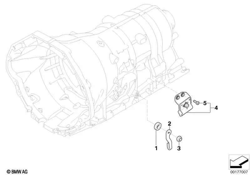 Set de soportes de cable desacoplados para BMW E60N, E61N, E63N, E64N, E65, E66, F01, F02, E70, E71 (OEM 24147588888). Original BMW