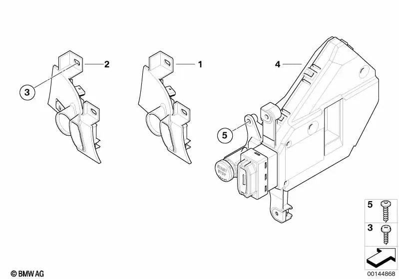 Ignition Switch for BMW E65, E66 (OEM 61326943829). Genuine BMW.