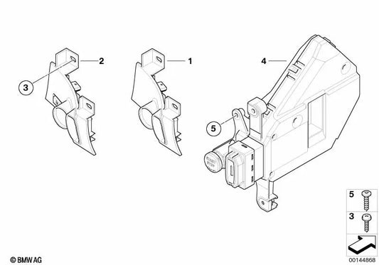 Interruptor de Encendido para BMW E65, E66 (OEM 61326943829). Original BMW.