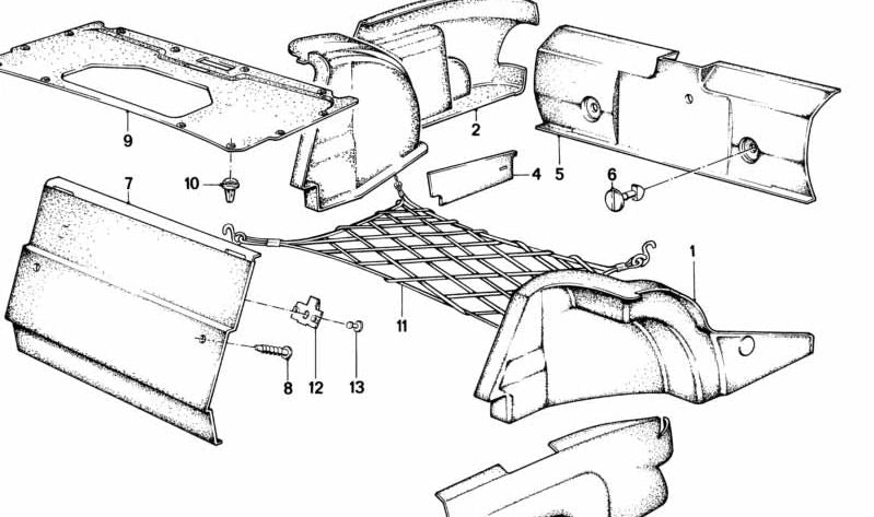 Tapón para BMW E28, E24, E23 (OEM 51461858736). Original BMW.