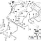 Tubería de retorno de combustible para BMW X5 E53 (OEM 16117175055). Original BMW