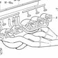 Junta libre de asbesto para BMW E34 (OEM 11721312800). Original BMW