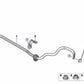 Estabilizador con cojinete de goma delantero para BMW X5 F15, X6 F16 (OEM 31356854141). Original BMW