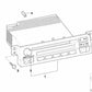 Knopf für BMW Serie 3 E46 (OEM 65126907814). Original BMW