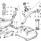 Depósito de combustible izquierdo para BMW E21 (OEM 16111151530). Original BMW