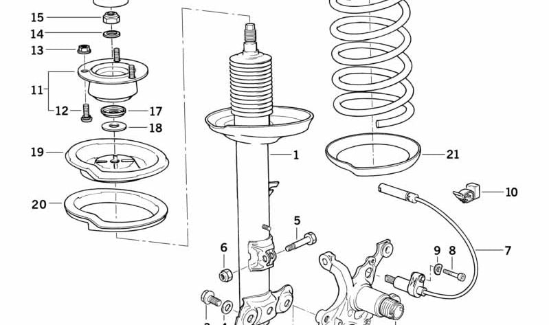 Mangueta delantera derecha OEM 31211092080 para BMW E36, Z3. Original BMW.