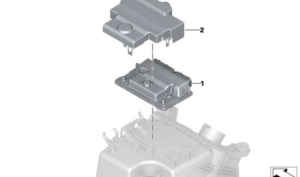 Tapa protectora OEM 12908631619 para BMW i3 (I01). Original BMW.