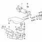 Tuerca de chapa para BMW Serie 1 E81, E82, E87, E88, F20, F21, F40, F52, Serie 2 F22, F23, F45, F46, F87, G42, G87, Serie 3 E30, E36, E46, E90, E91, E92, E93, F30, F31, F34, F35, F80, G20, G21, G28, G80, Serie 4 F32, F33, F36, F82, F83, G22, G23, G26, G82